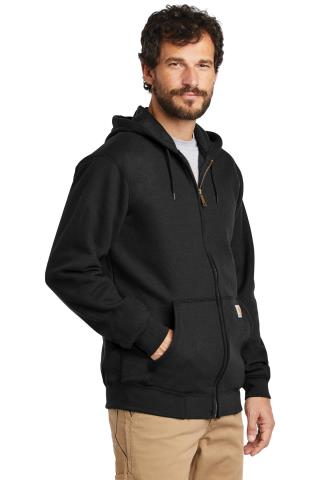 Midweight Hooded Zip-Front Sweatshirt