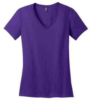 DM1170L - Ladies' Perfect Weight V-Neck Tee