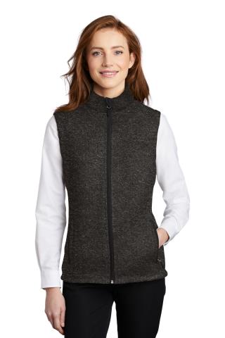 Ladies Sweater Fleece Vest