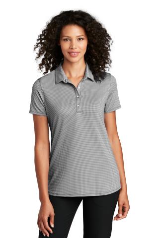 Ladies Gingham Polo