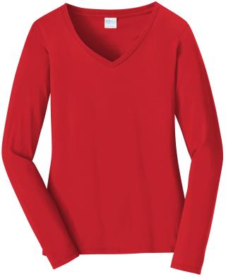 Ladies' L/S Favorite V-Neck Tee