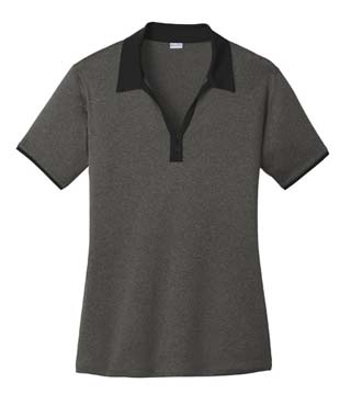 LST667 - Ladies' Heather Contender Contrast Polo