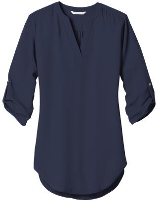 LW701 - Ladies' 3/4- Sleeve Tunic Blouse