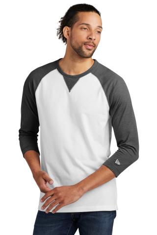 Sueded Cotton 3/4-Raglan Tee