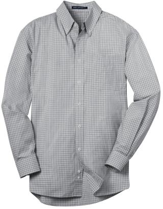 S639 - Plaid Pattern Easy Care Shirt