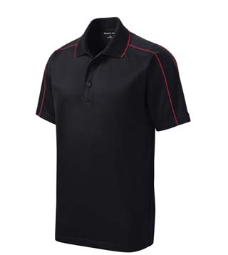 Men's Micropique Sport-Wick Piped Polo