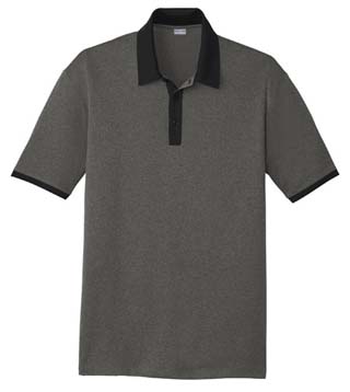 Heather Contender Contrast Polo
