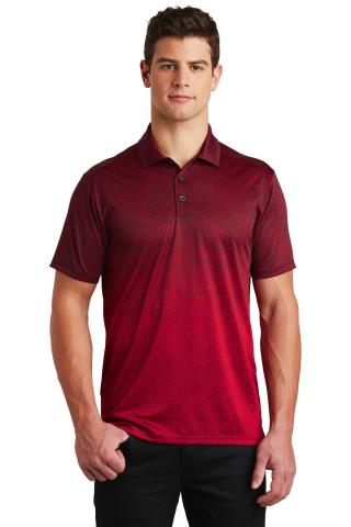 Ombre Heather Polo