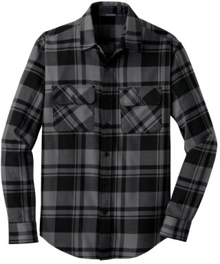 W668 - Plaid Flannel Shirt