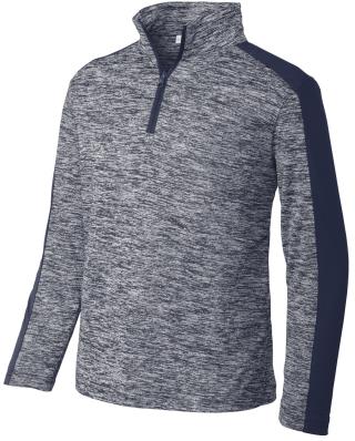 YST397 - Youth Electric Heather 1/4-Zip Pullover