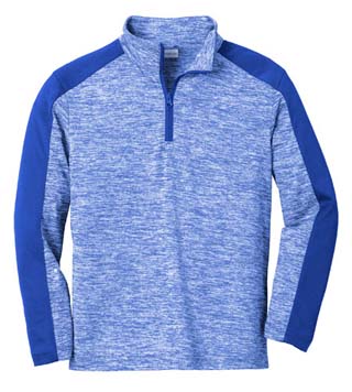 YST397 - Youth Electric Heather 1/4-Zip Pullover